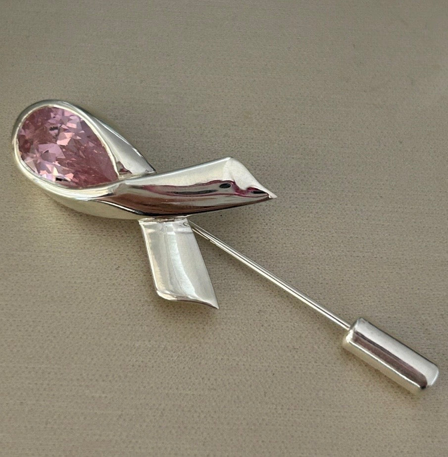 The pink Lapel Pin