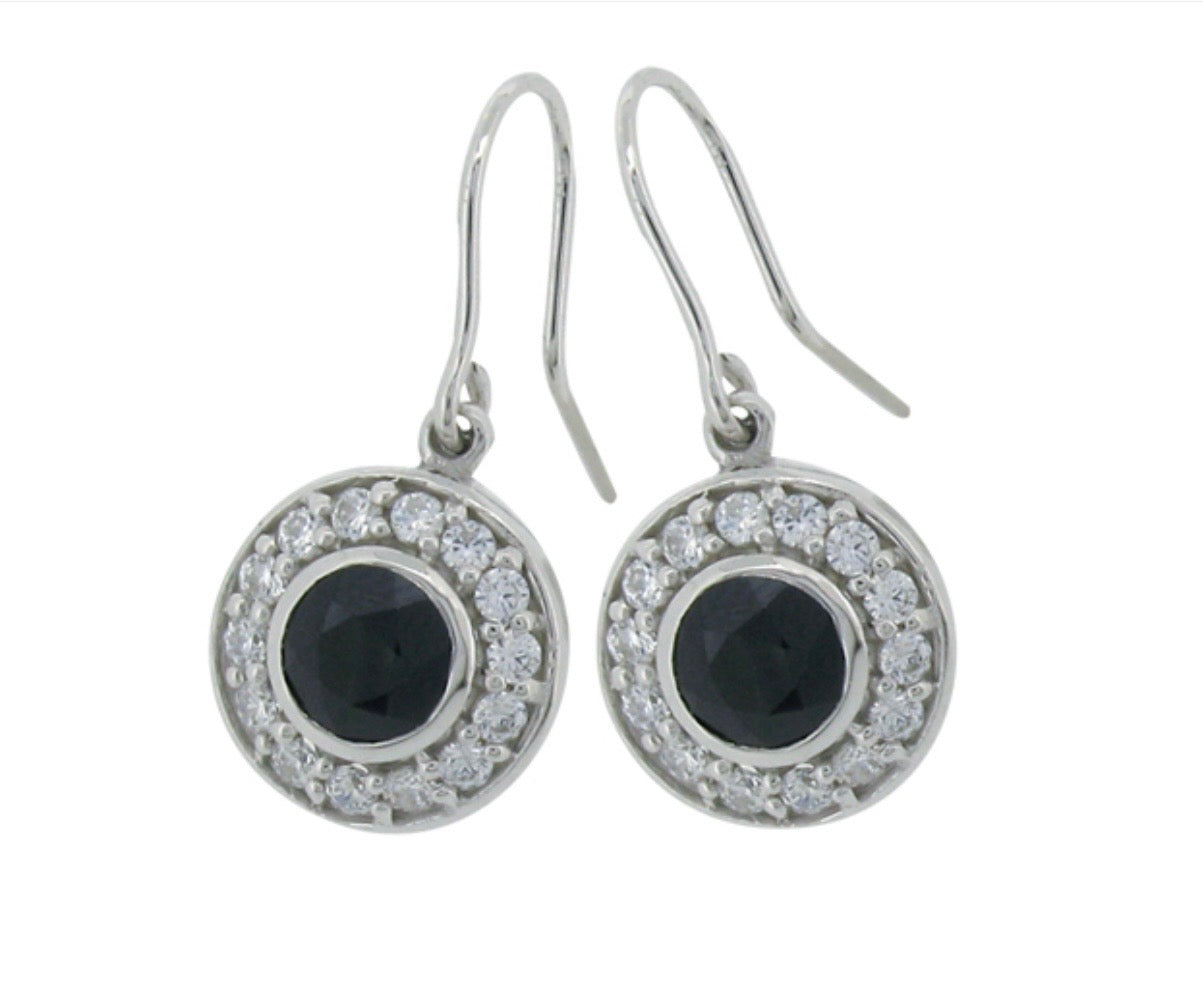 1.5ct Brilliant Cut Antique Drop Earrings