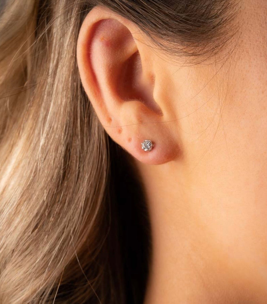 0.25ct Brilliant Cut Earrings