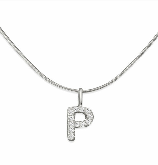Pendant Initial With Chain