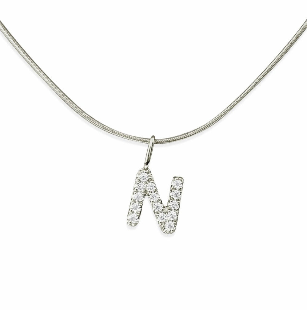 Pendant Initial With Chain