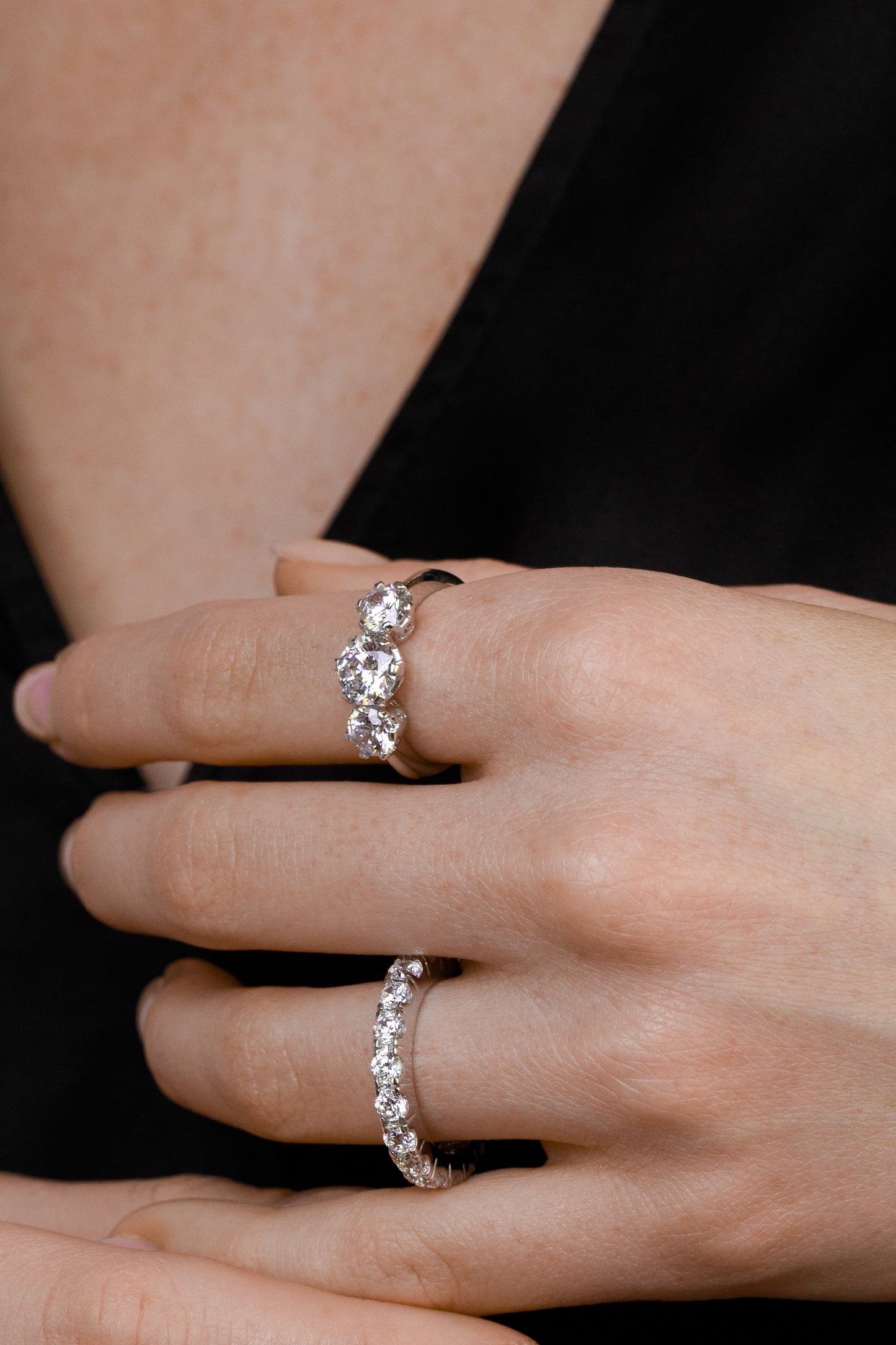 Brilliant Cut Trilogy Ring