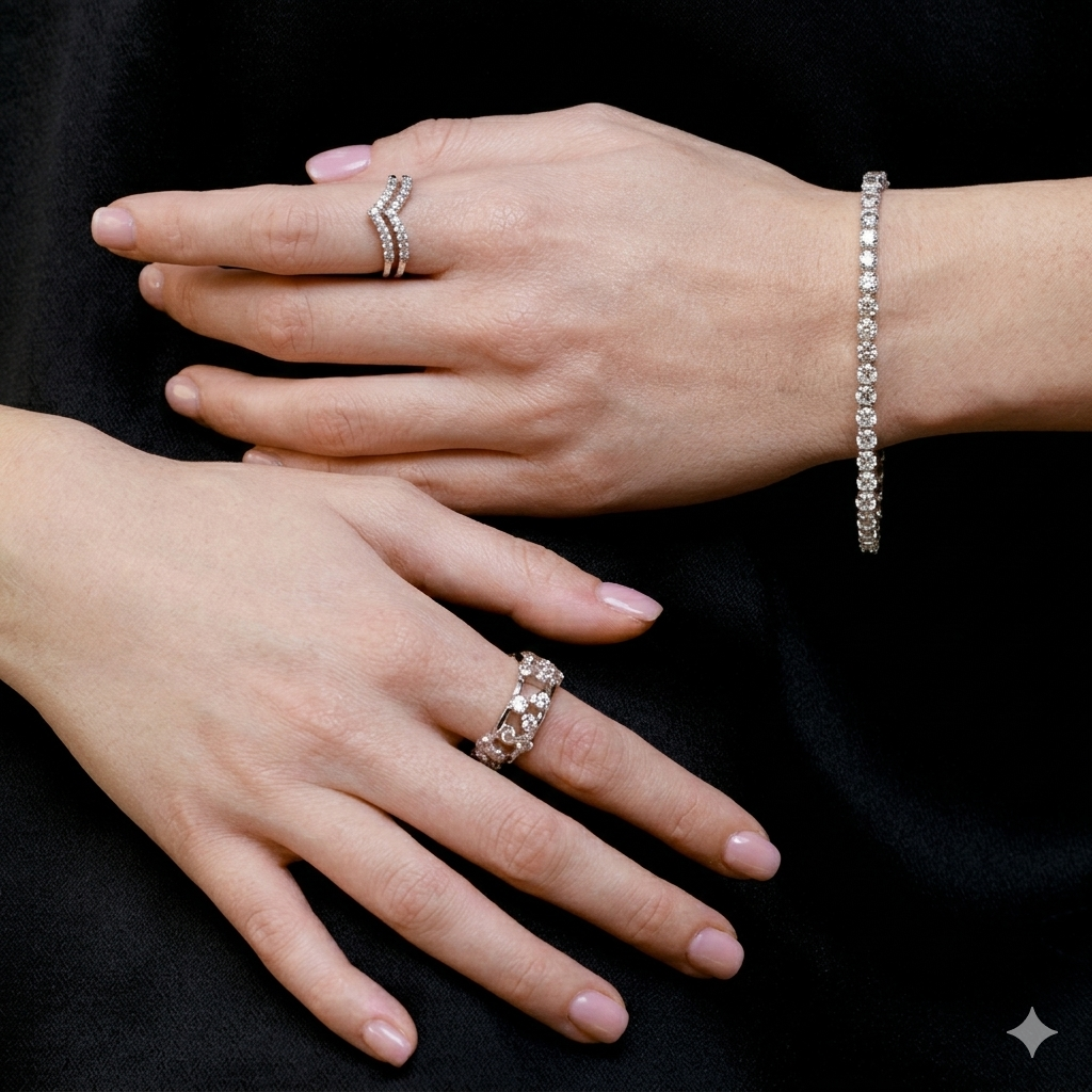 Half V Shaped Ring