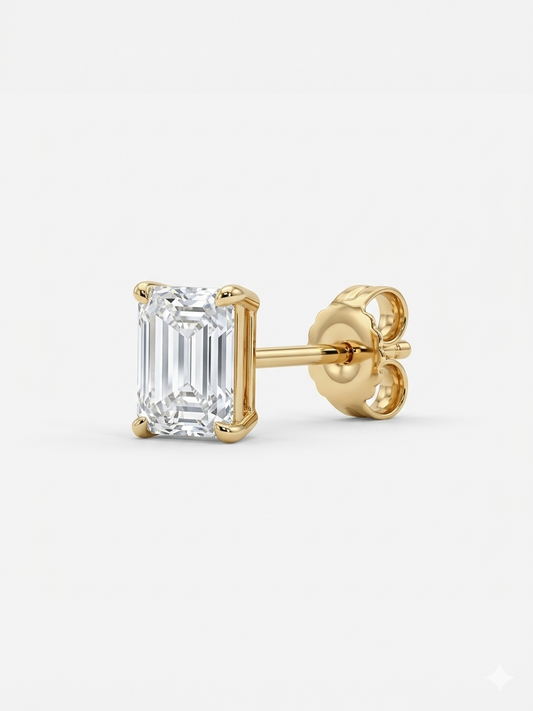 Emerald Cut Earrings