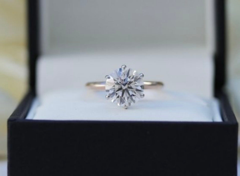 Timeless Six prong Solitaire Ring