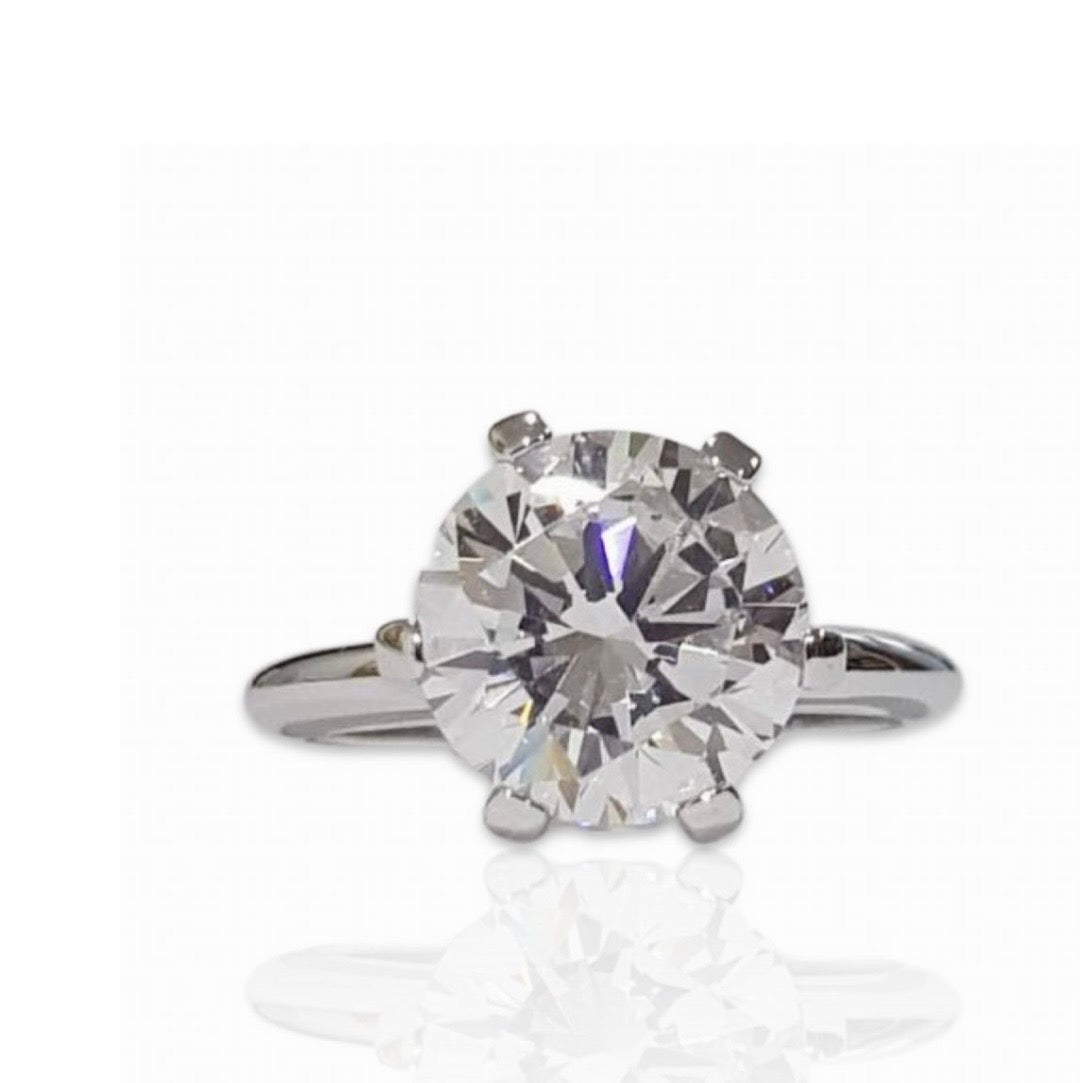 Timeless Six prong Solitaire Ring