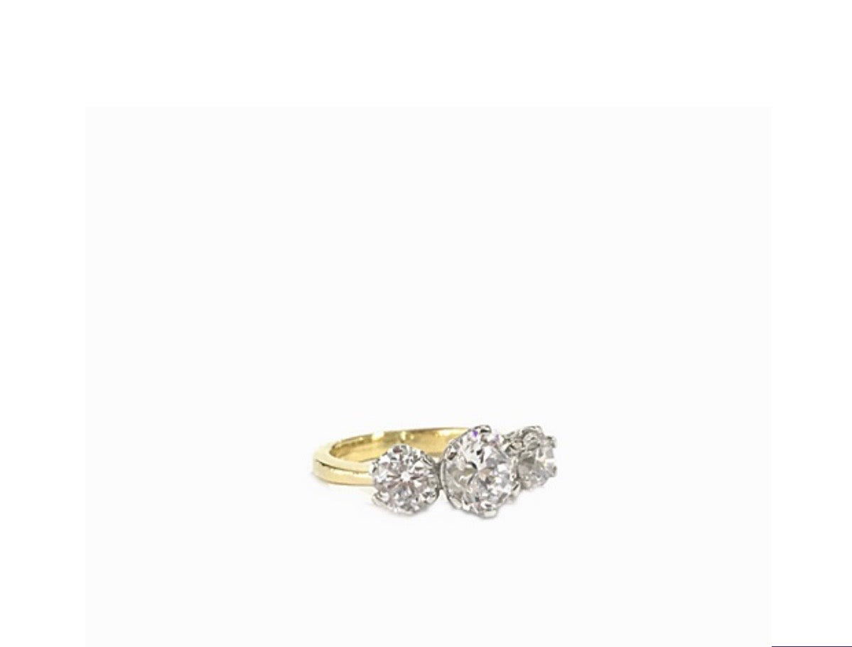 Brilliant Cut Trilogy Ring