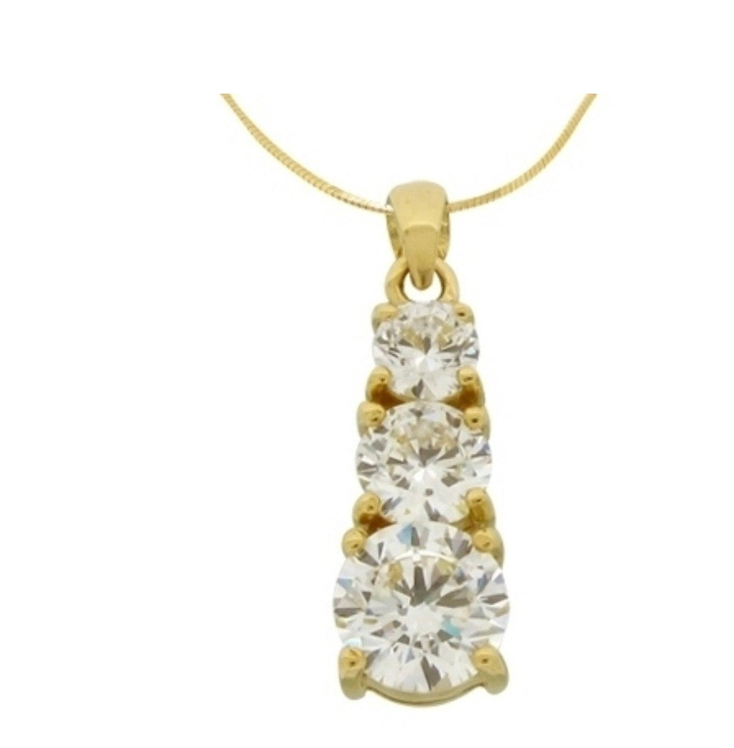 Three Tier Drop Style Pendant
