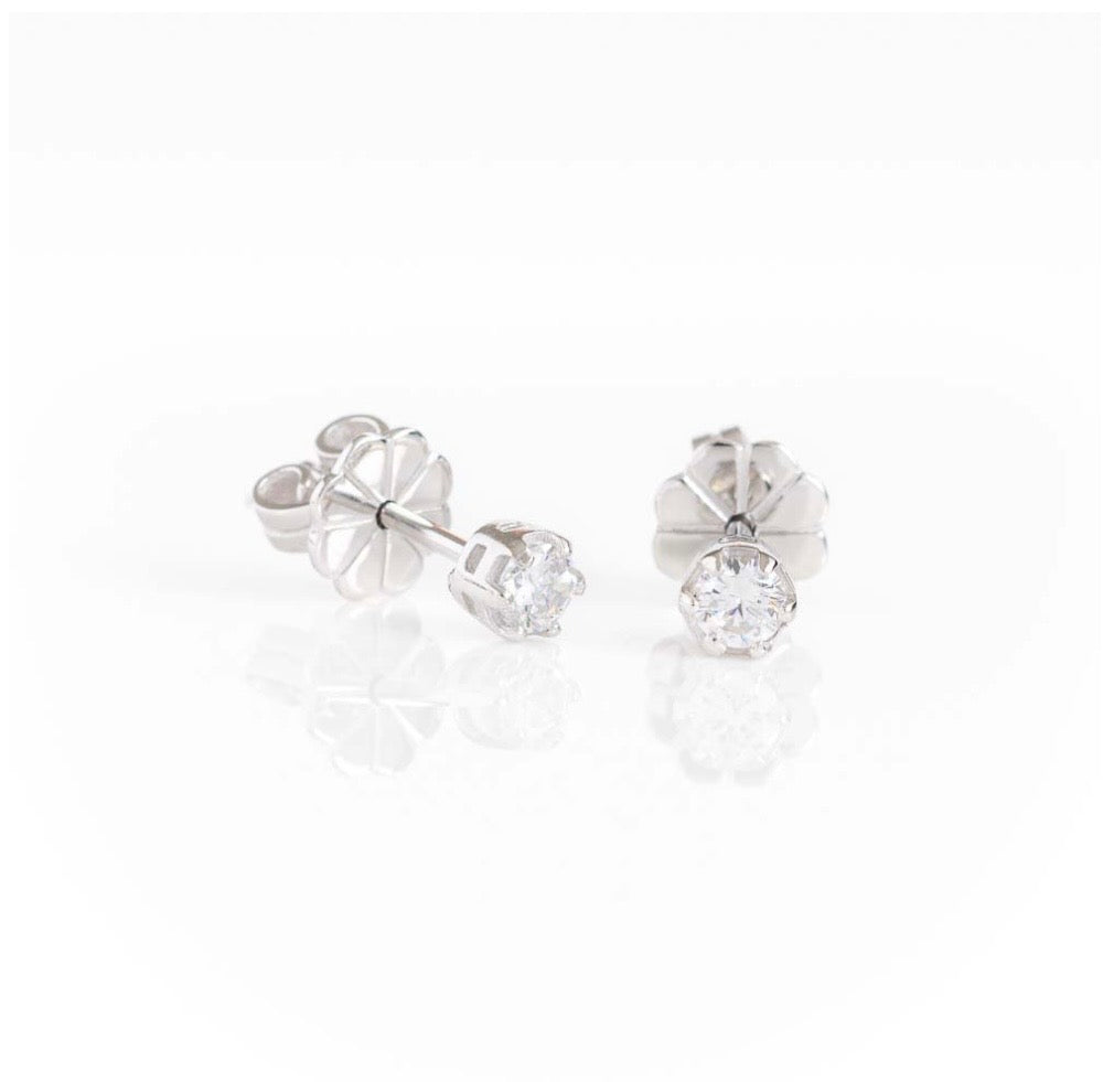 0.25ct Brilliant Cut Earrings