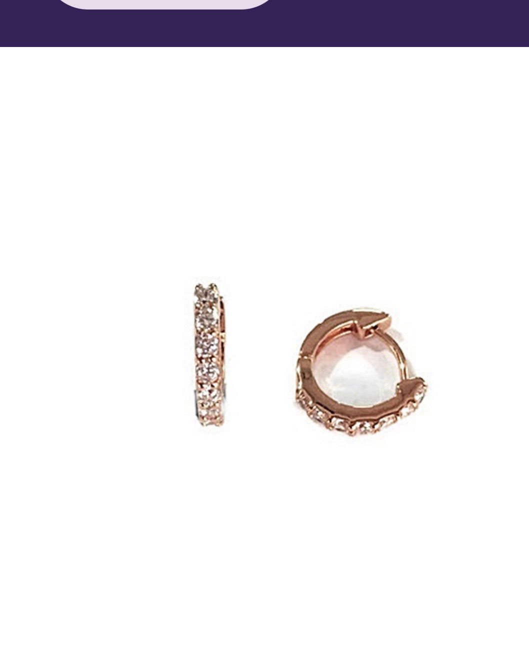 Huggie Hoop Round Earring
