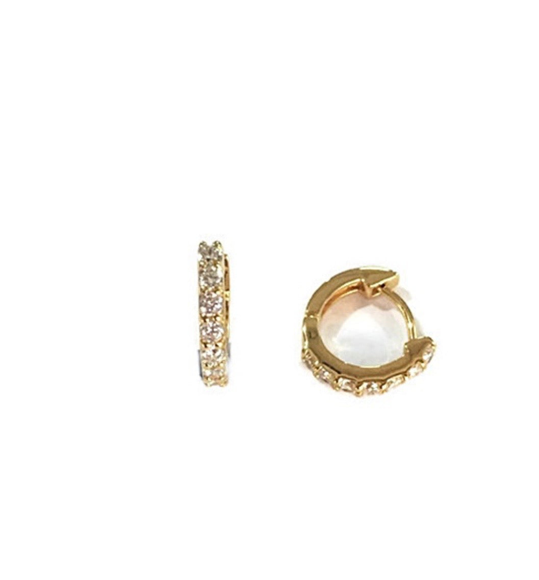 Huggie Hoop Round Earring