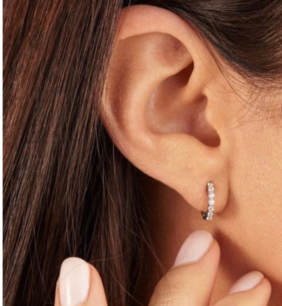 Huggie Hoop Round Earring