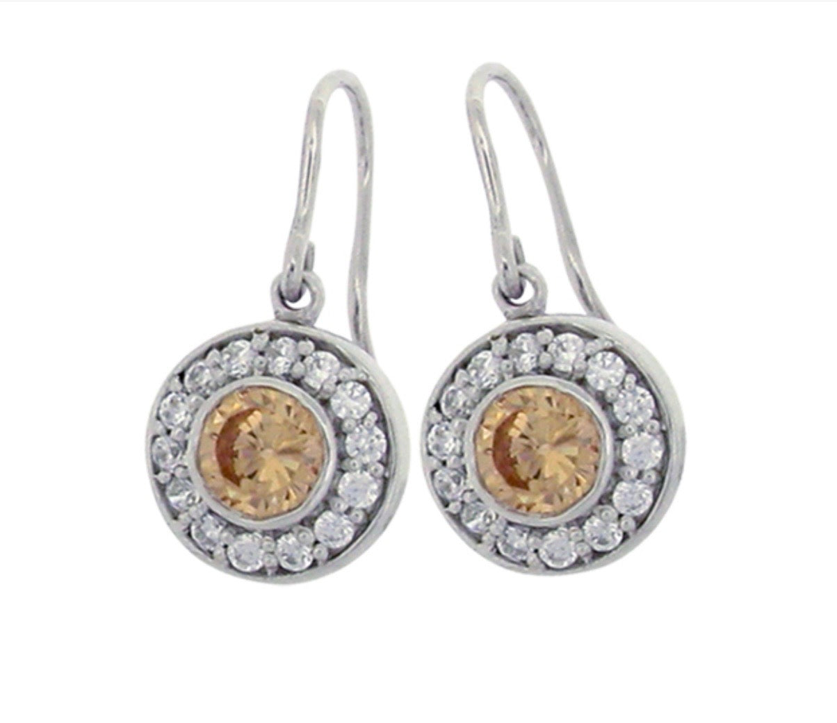 1.5ct Brilliant Cut Antique Drop Earrings