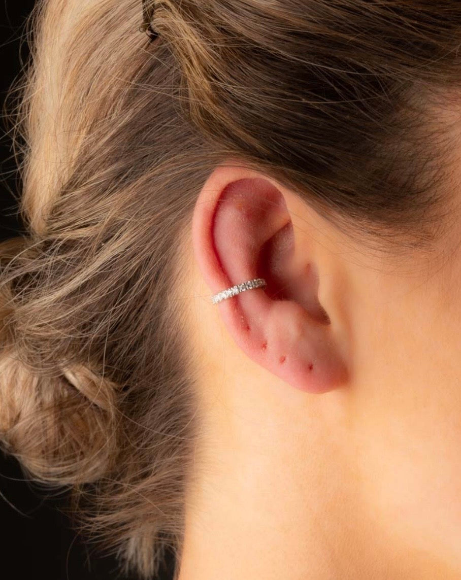 Helix Diamond Jazz Cuff Earring