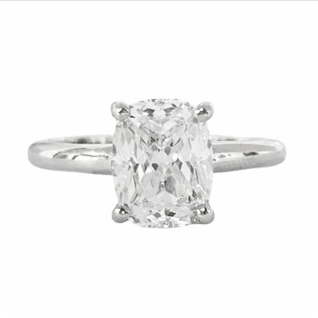 Elongated Cushion Cut Solitaire