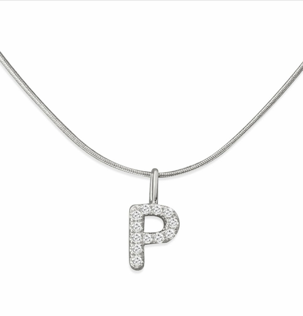 Pendant Initial With Chain