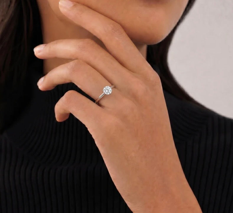 Solitaire Ring Brilliant Cut