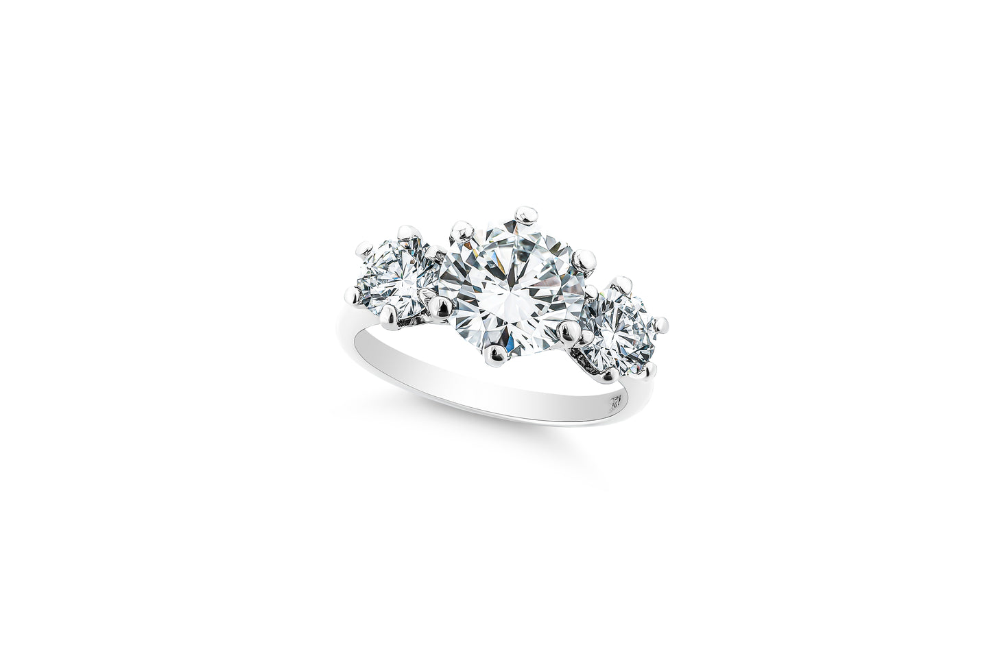 Brilliant Cut Trilogy Ring
