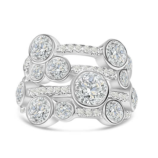 Cascade Pave Ring