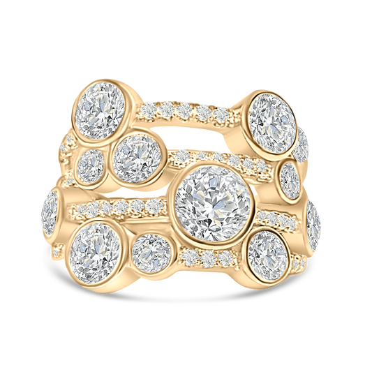 Cascade Pave Ring